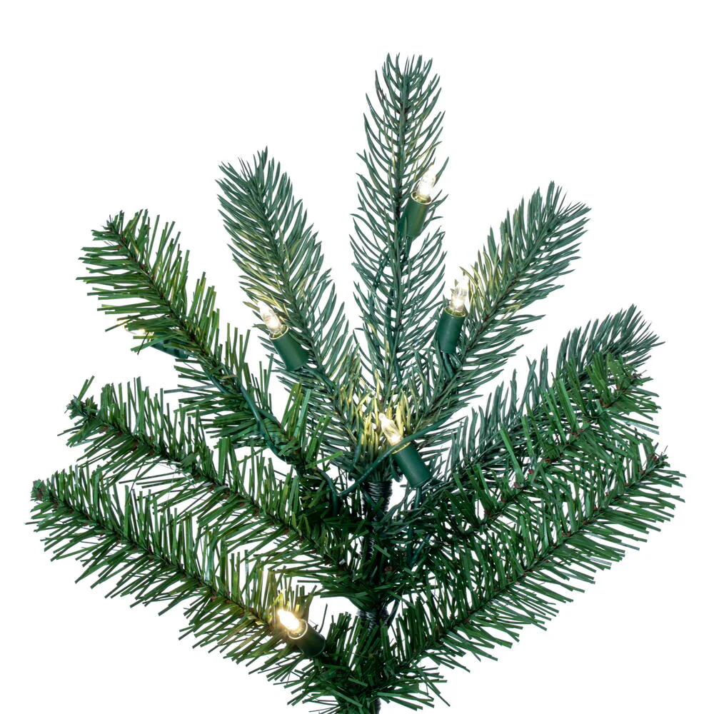 7'6"Hx56"W PE King Spruce Artificial Christmas Tree, LED Pre-Lit -Green - Image 5