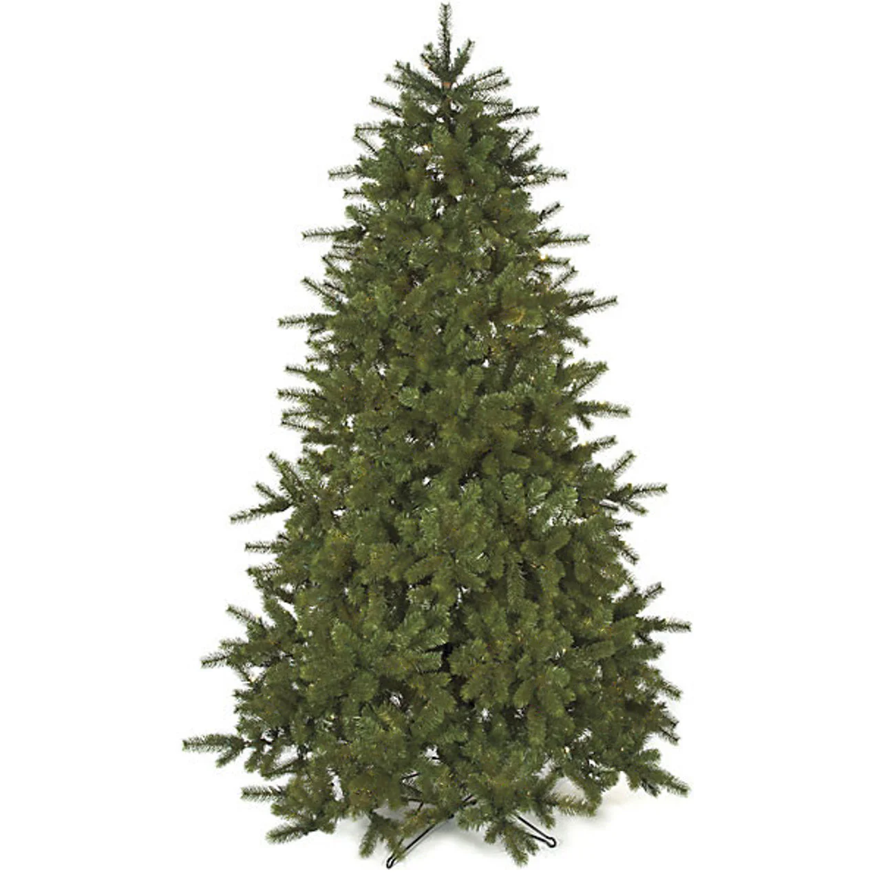 7'6"'Hx57"W PE Douglas Fir Pine Artificial Christmas Tree, Unlit -Green
