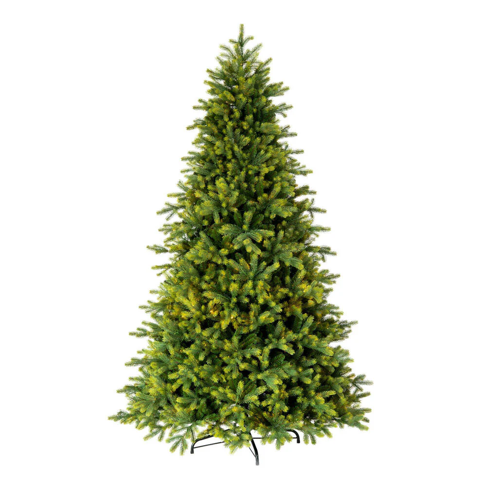 7'6"Hx58"W PE Jersey Fraser Artificial Christmas Tree, Unlit -Green