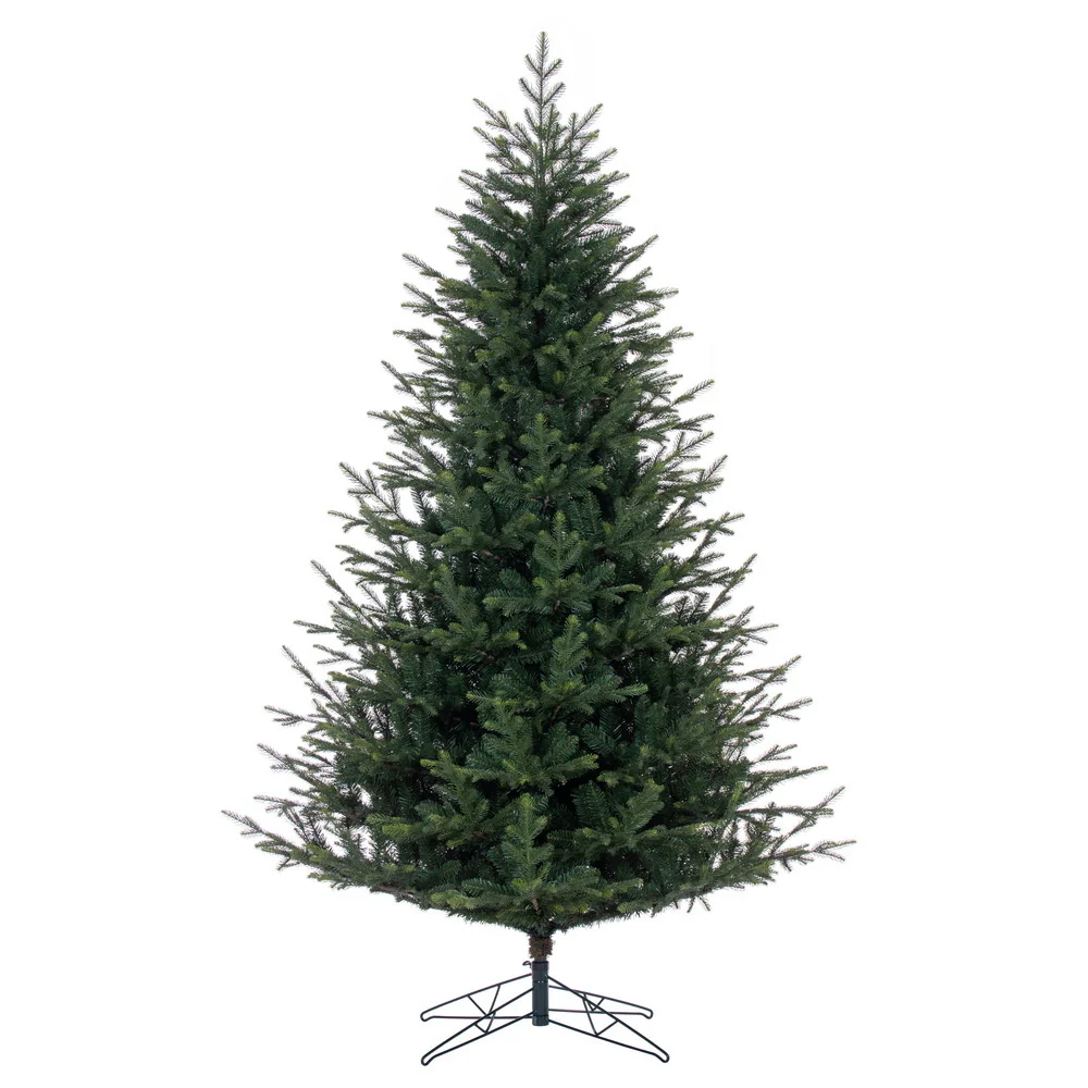 7'6"Hx58"W PE Orchard Fraser Fir Artificial Christmas Tree, Unlit -Green