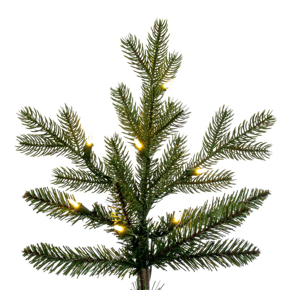 7'6"Hx58"W PE Washington Fraser Artificial Christmas Tree, LED Pre-Lit -Green - Image 6