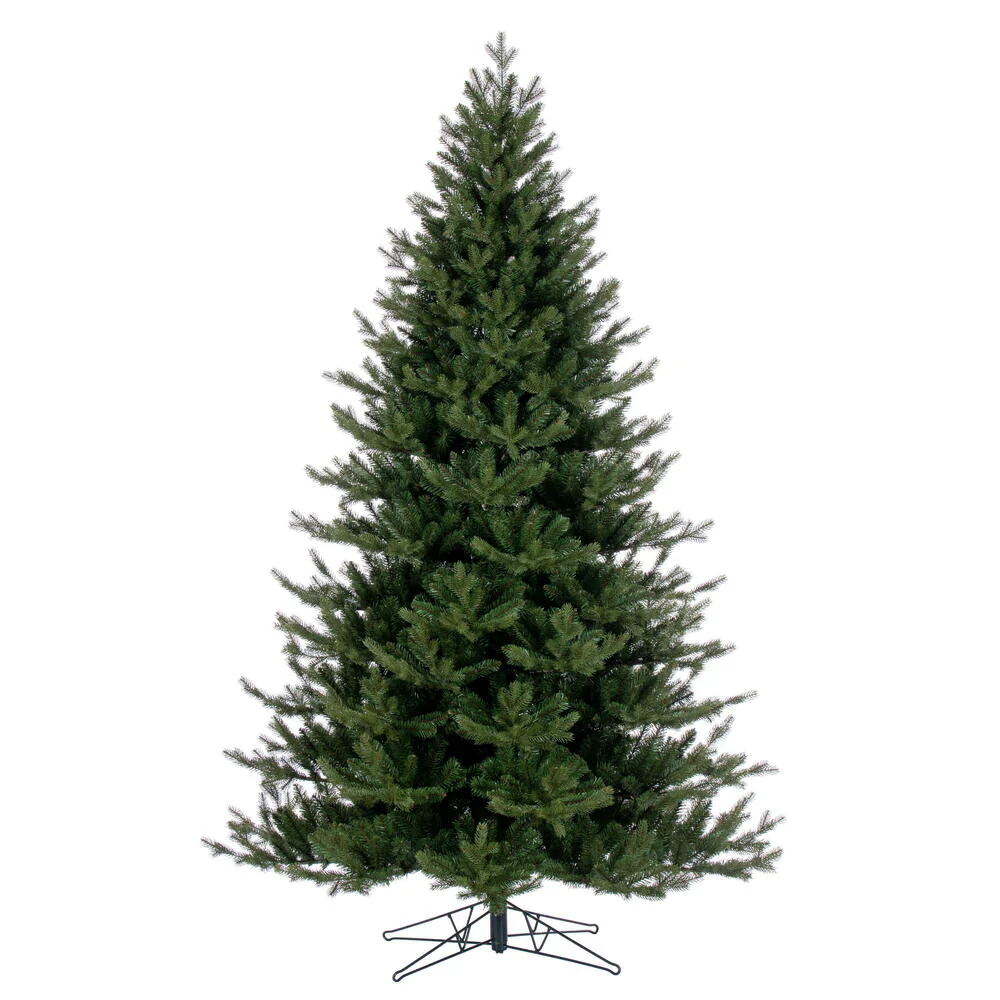 7'6"Hx58"W PE Washington Fraser Artificial Christmas Tree, Unlit -Green