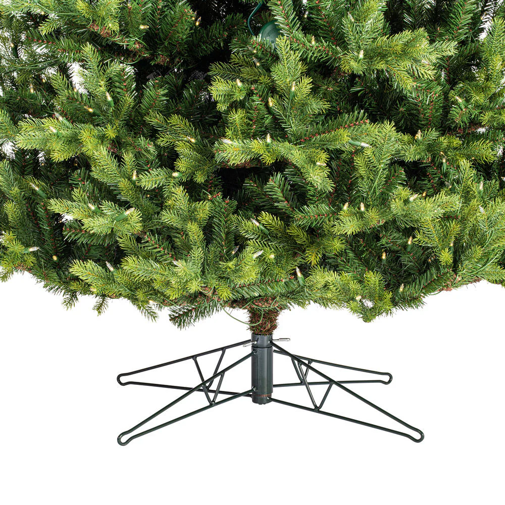 7'6"Hx58"W PE Welch Fraser Artificial Christmas Tree, LED Pre-Lit -Green - Image 3