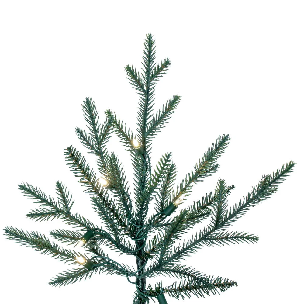 7'6"Hx64"W PE Itasca Fraser Artificial Christmas Tree, LED Pre-Lit -Green - Image 5