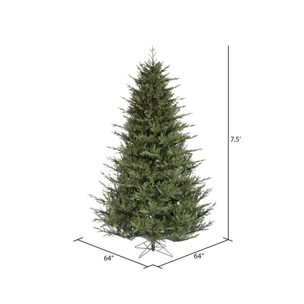 7'6"Hx64"W PE Itasca Fraser Artificial Christmas Tree, Unlit -Green - Image 3