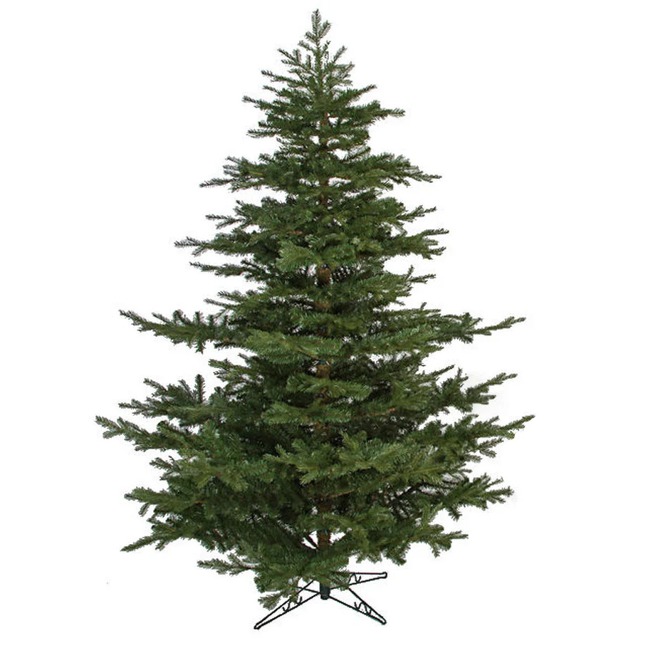 7'6"Hx67"W PE Arkansas Spruce Artificial Christmas Tree, Unlit -Green