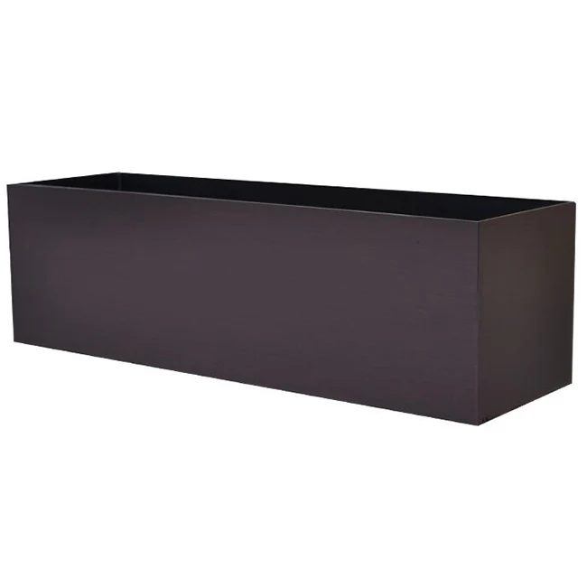 7"Hx24"W to 7"Hx30"W Vista Metallic Rectangle Planter - Image 12