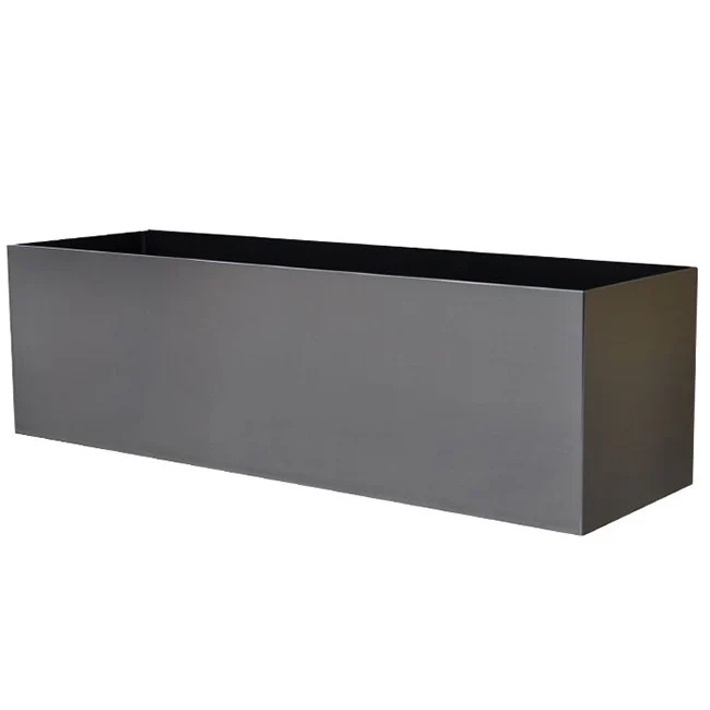 7"Hx24"W to 7"Hx30"W Vista Metallic Rectangle Planter - Image 19