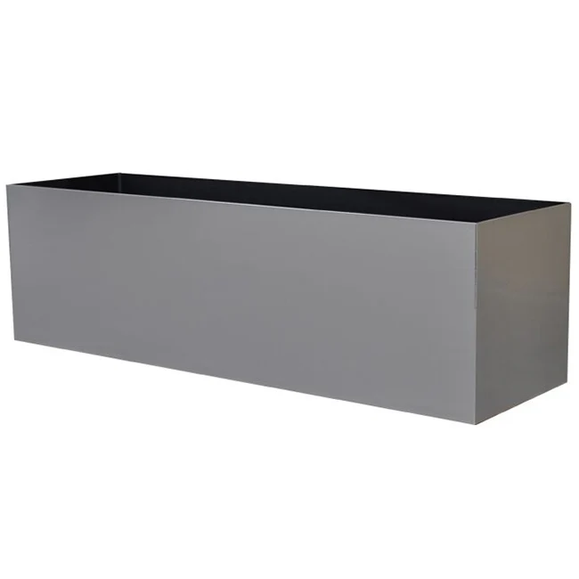 7"Hx24"W to 7"Hx30"W Vista Metallic Rectangle Planter - Image 20
