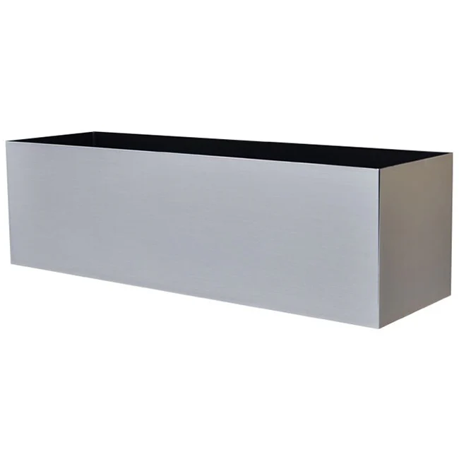7"Hx24"W to 7"Hx30"W Vista Metallic Rectangle Planter - Image 9