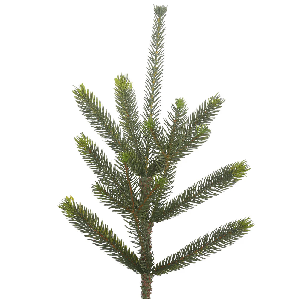 7'Hx57"W PE Bed Rock Pine Artificial Christmas Tree, Unlit -Green/Brown - Image 2