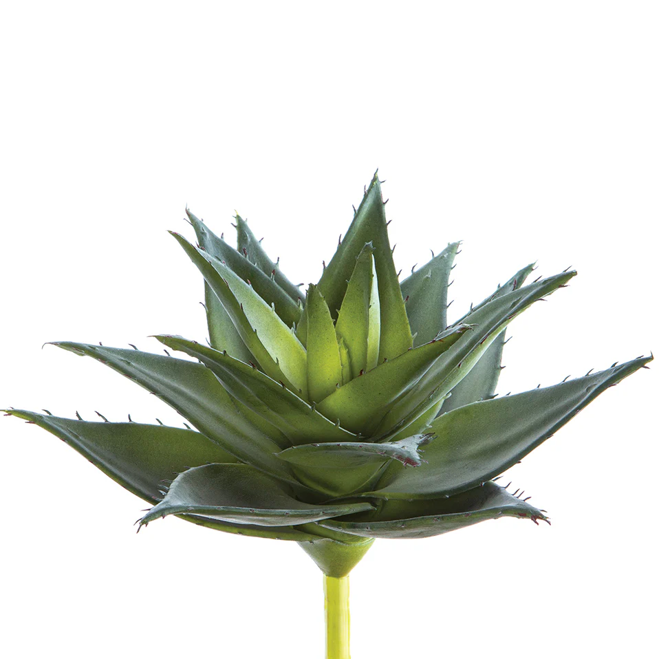 8.5" Real Touch Agave Artificial Plant -Green (Pack of 6)