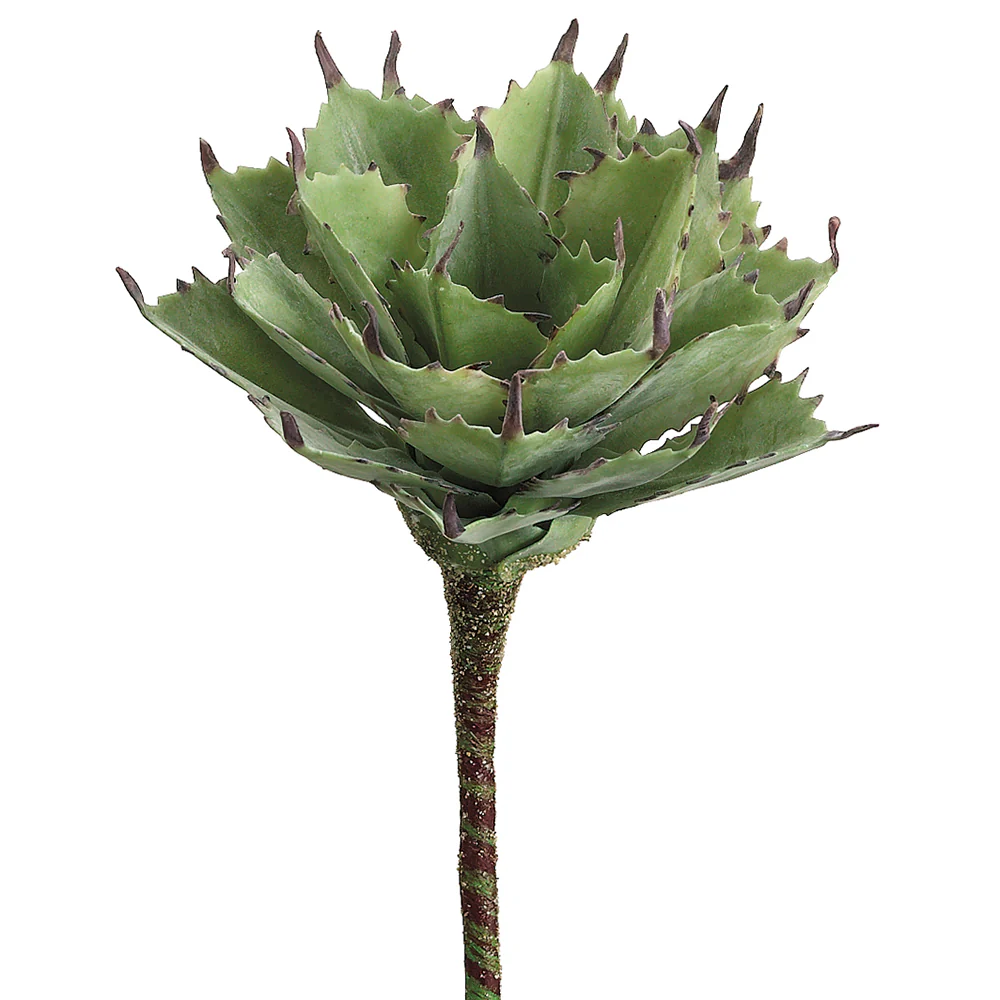 8" Artificial Agave Stem Pick -Green (Pack of 12)
