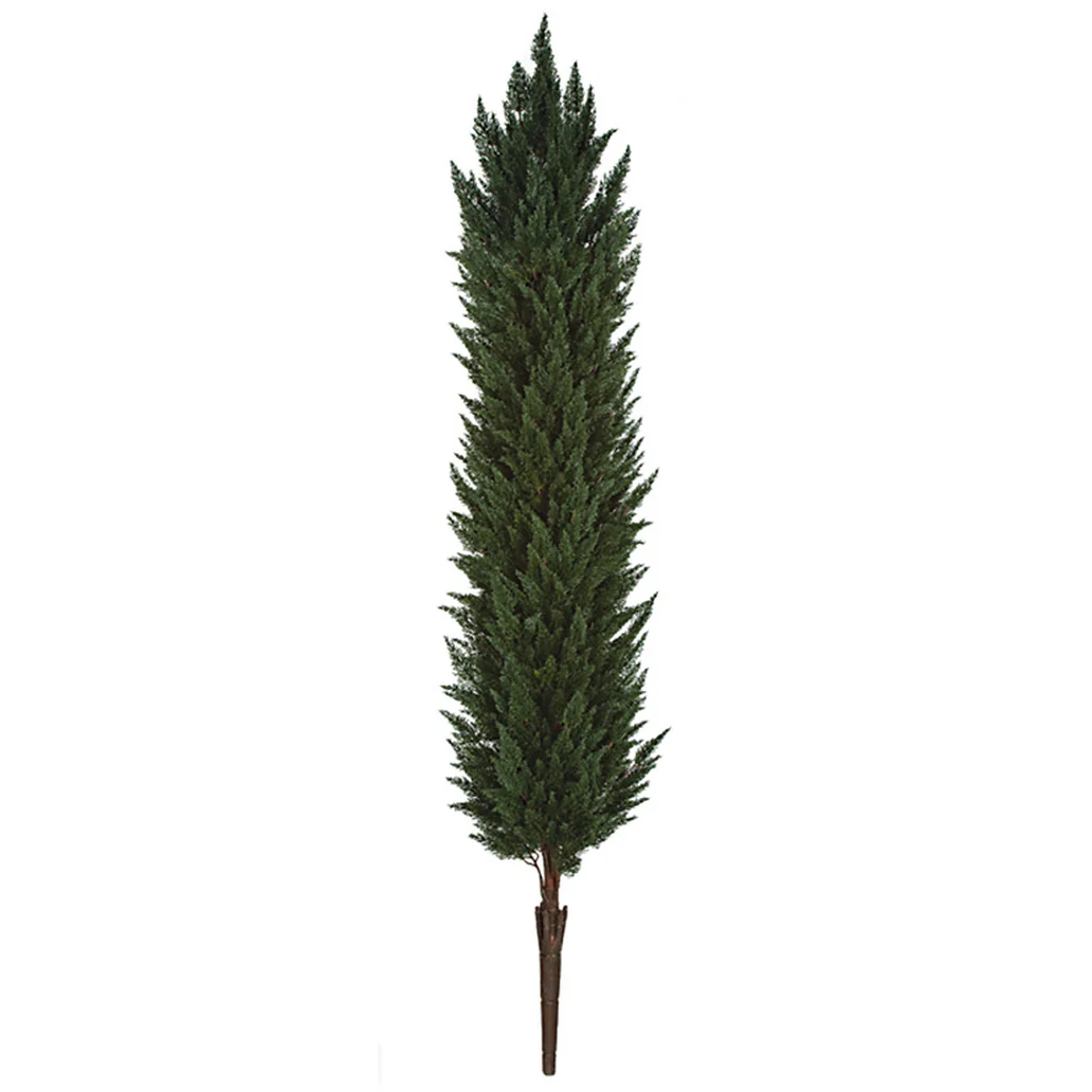 8' Outdoor UV-Proof Artificial Cypress Plant -Green