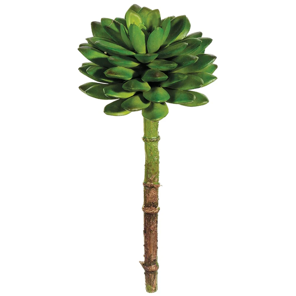 8" Real Touch Echeveria Artificial Plant Pick -Green (Pack of 12)