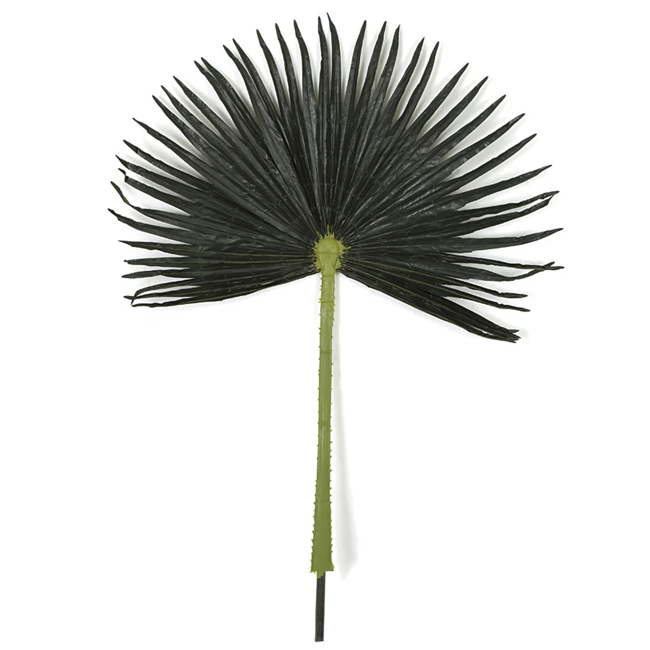 84" Outdoor UV-Resistant Artificial Washington Palm Branch Stem -Green (Pack of 6)