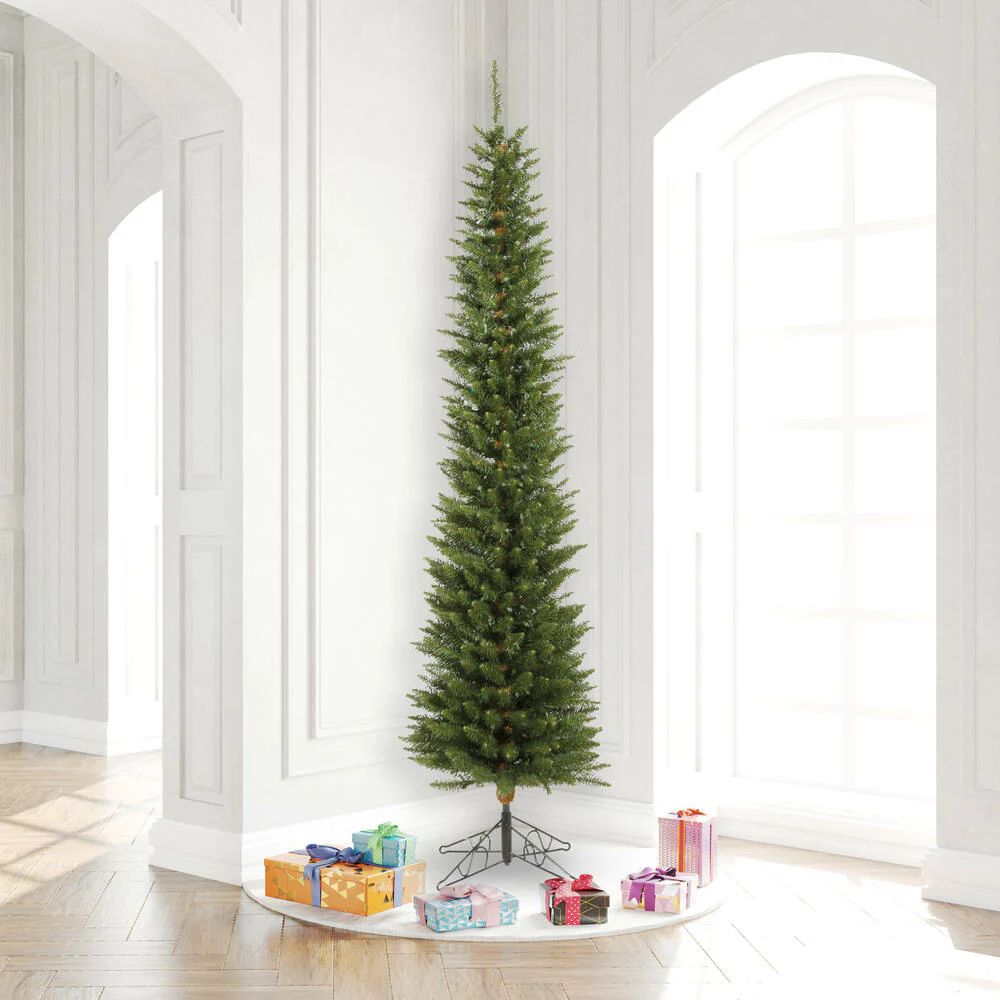 8'6"Hx28"W Pole Durham Pine Artificial Christmas Tree, Unlit -Green - Image 5