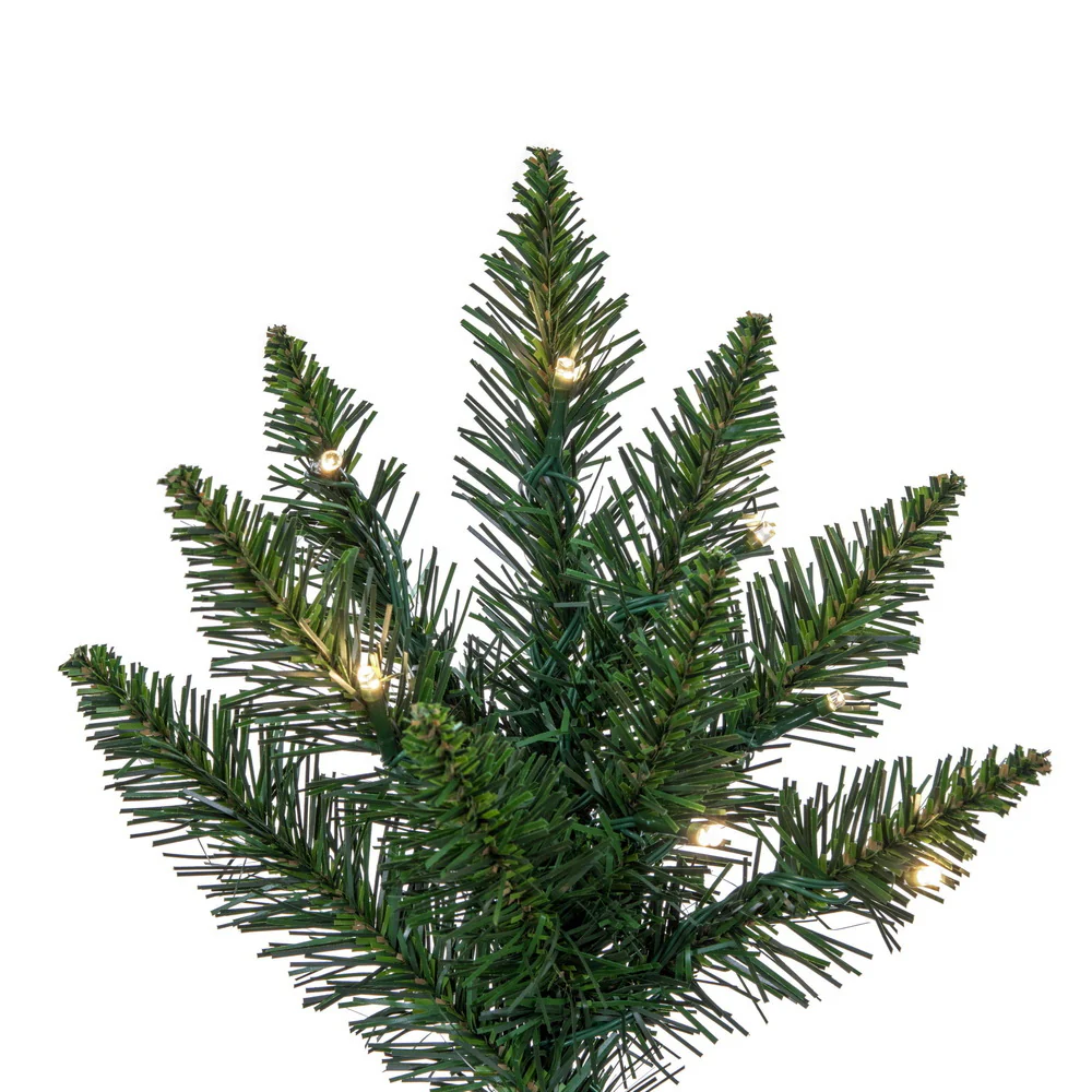 8'6"Hx58"W Camdon Fir Artificial Christmas Tree, Micro LED Pre-Lit (Multi-Mode) -Green - Image 2