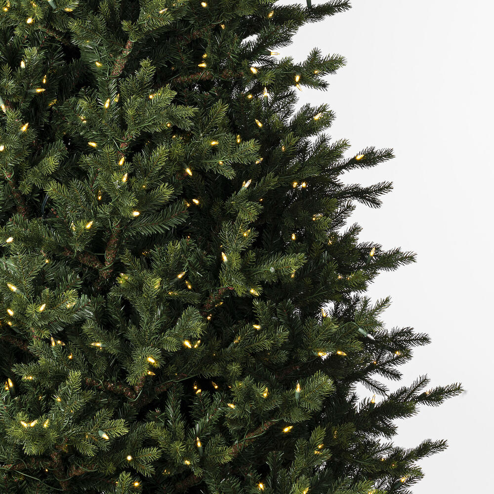 8'6"Hx64"W PE Welch Fraser Artificial Christmas Tree, LED Pre-Lit -Green - Image 5
