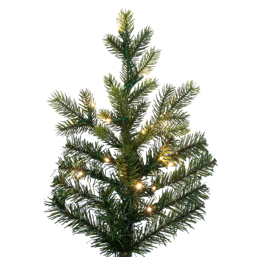 8'6"Hx64"W PE Welch Fraser Artificial Christmas Tree, Micro LED Pre-Lit (Multi-Mode) -Green - Image 2