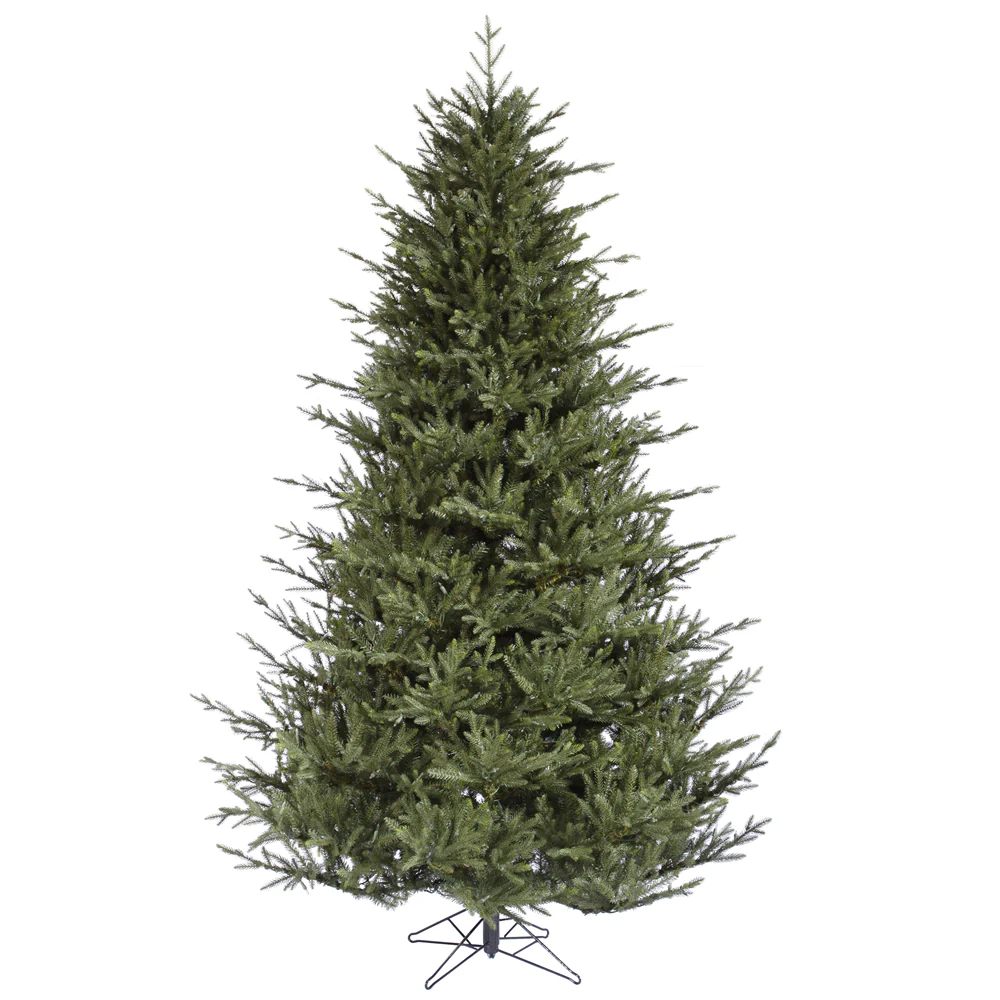 8'6"Hx70"W PE Itasca Fraser Artificial Christmas Tree, Unlit -Green
