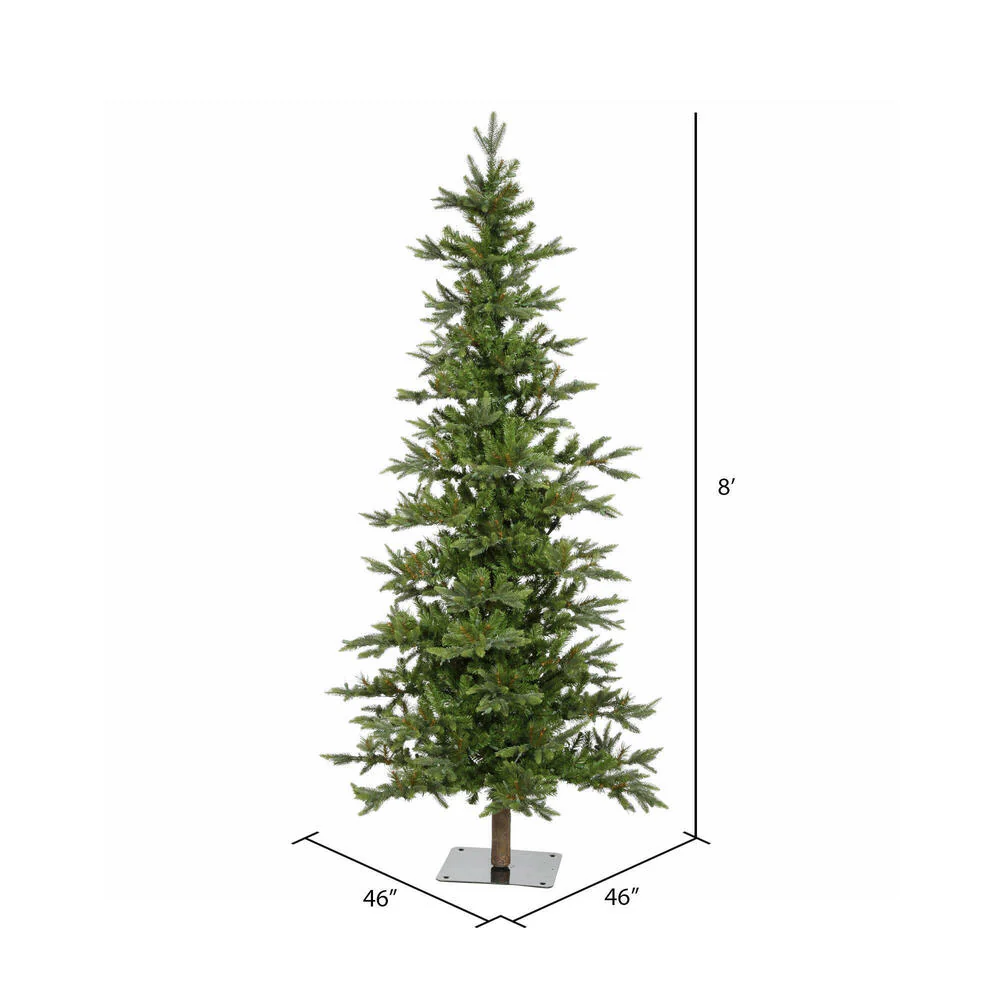 8'Hx46"W Shawnee Fir Artificial Christmas Tree, Unlit -Green - Image 3