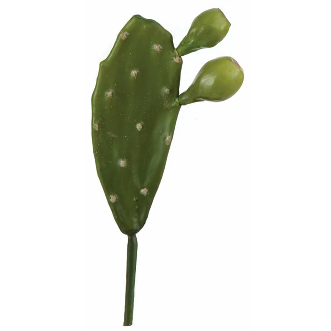 9.5" Artificial Pear Cactus Stem -Green (Pack of 24)