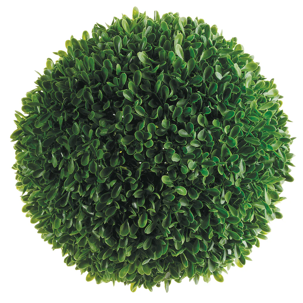 9" Boxwood Ball-Shaped Artificial Topiary -Green (Pack of 6)