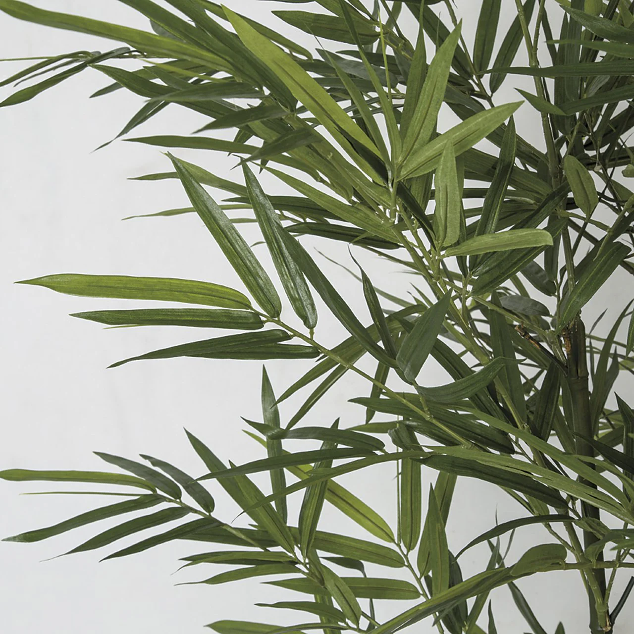 9' Natural Green Trunk Silk Royal Bamboo Tree w/Pot -Green - Image 3