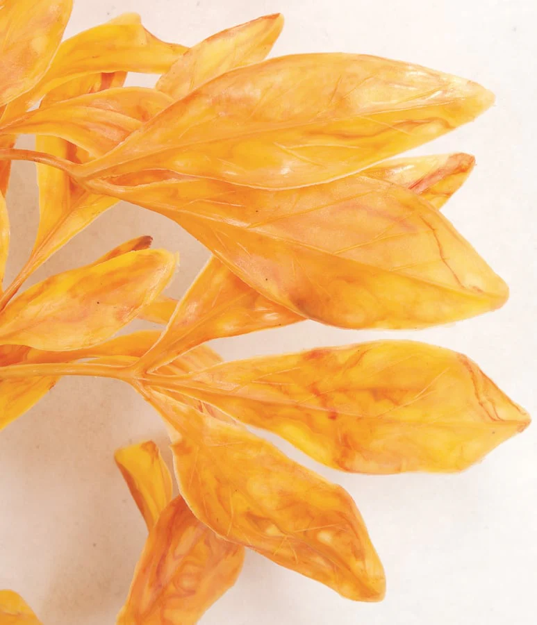 9' Outdoor UV-Proof Artificial Peony Garland -Amber/Rust (Pack of 2) - Image 2