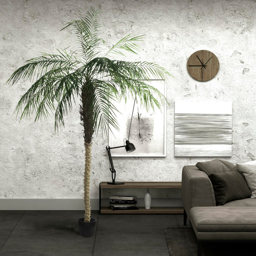 9' Phoenix Silk Palm Tree w/Pot -Green - Image 7