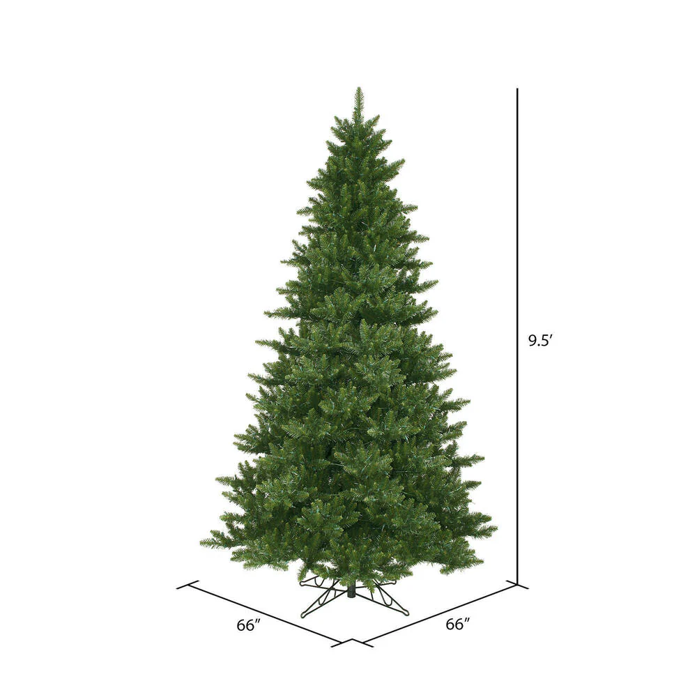 9'6"Hx66"W Camdon Fir Artificial Christmas Tree, Unlit -Green - Image 3