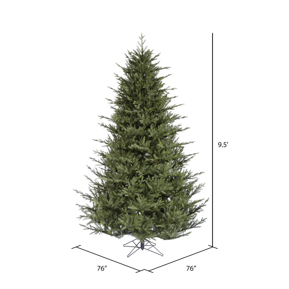9'6"Hx76"W PE Itasca Fraser Artificial Christmas Tree, Unlit -Green - Image 3