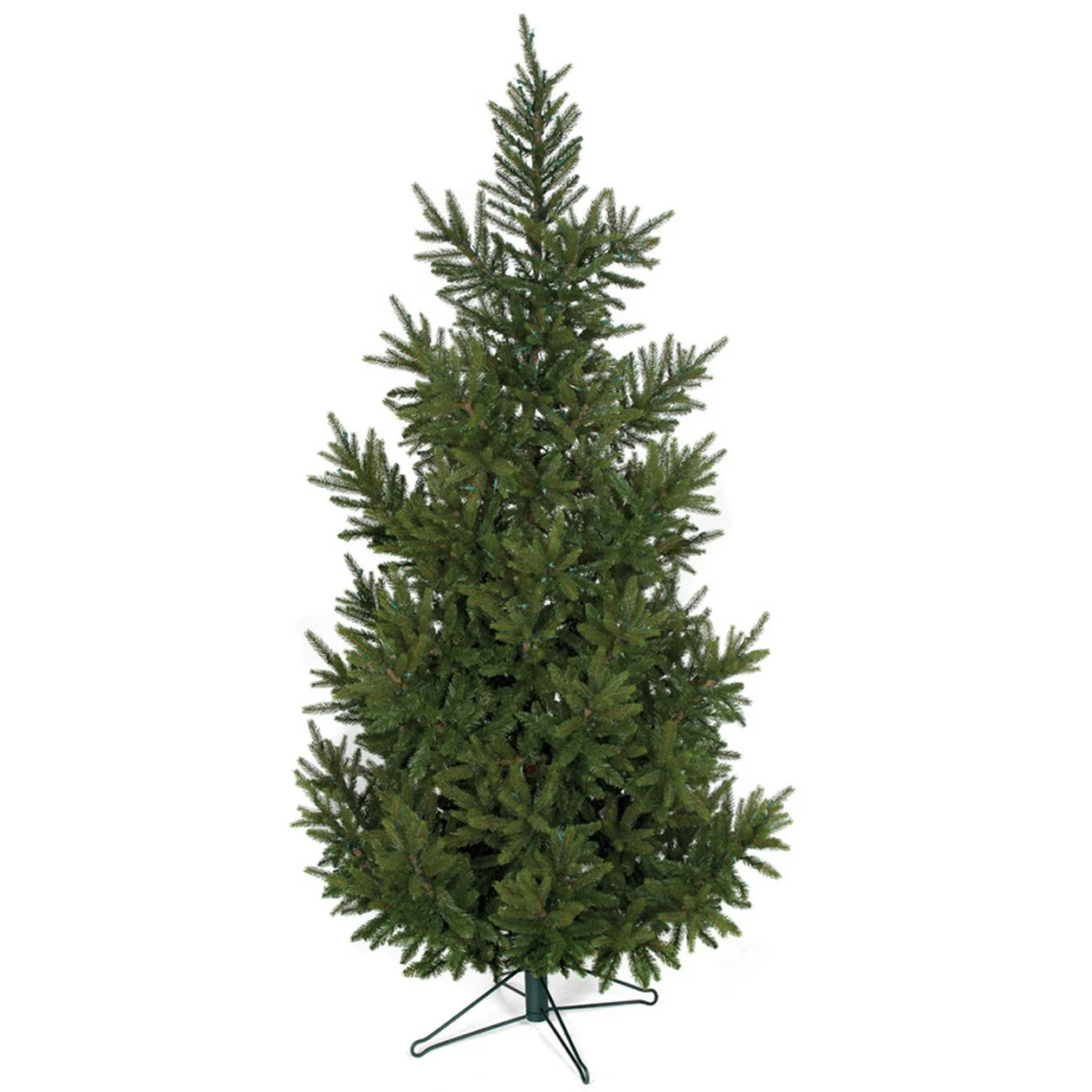 9'Hx60"W PE Royal Spruce Artificial Christmas Tree, Unlit -Green