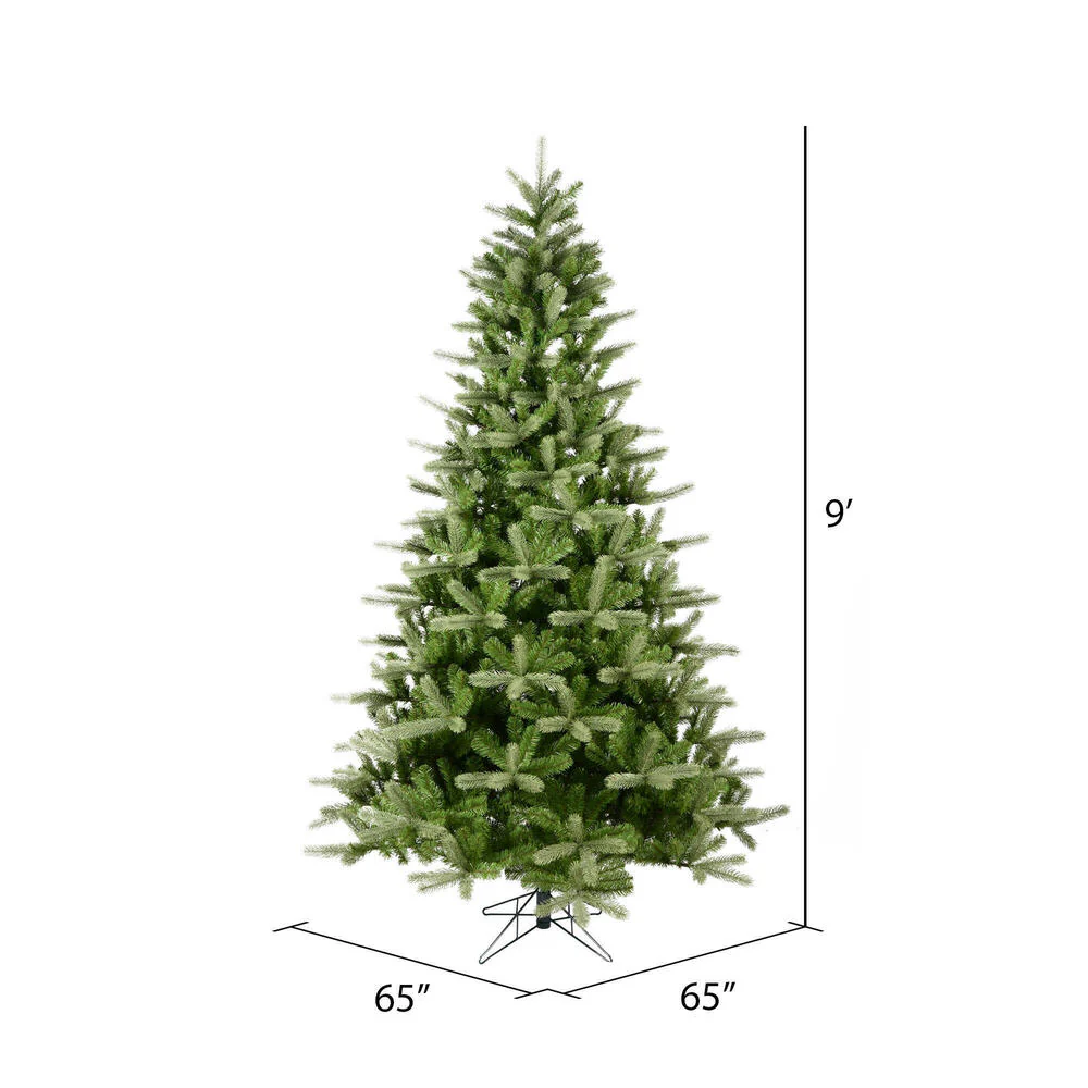 9'Hx65"W PE King Spruce Artificial Christmas Tree, Unlit -Green - Image 3
