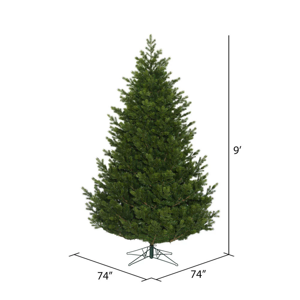 9'Hx67"W PE Eagle Fraser Artificial Christmas Tree, Unlit -Green - Image 3