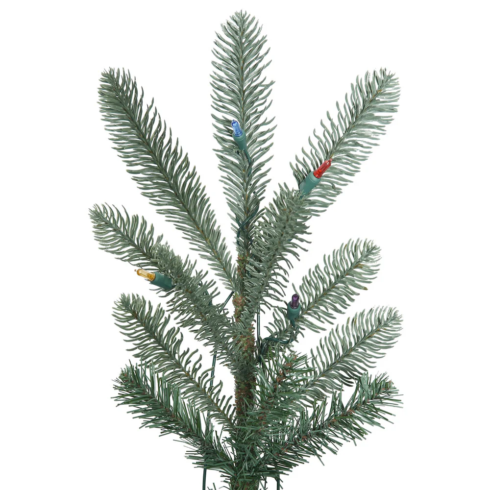 9'Hx68"W PE Alberta Blue Spruce Artificial Christmas Tree, Unlit -Green - Image 2