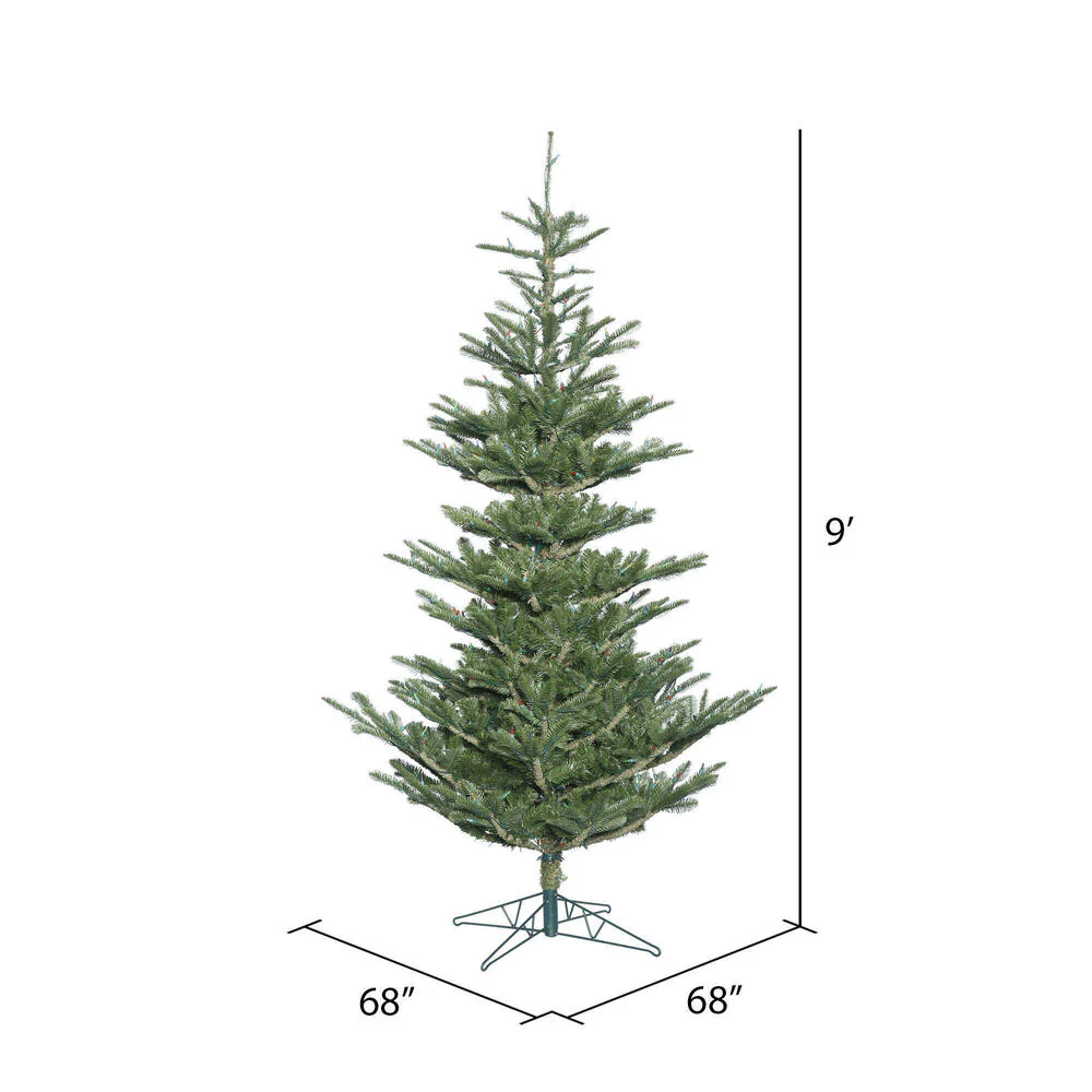 9'Hx68"W PE Alberta Spruce Artificial Christmas Tree, Unlit -Green - Image 3
