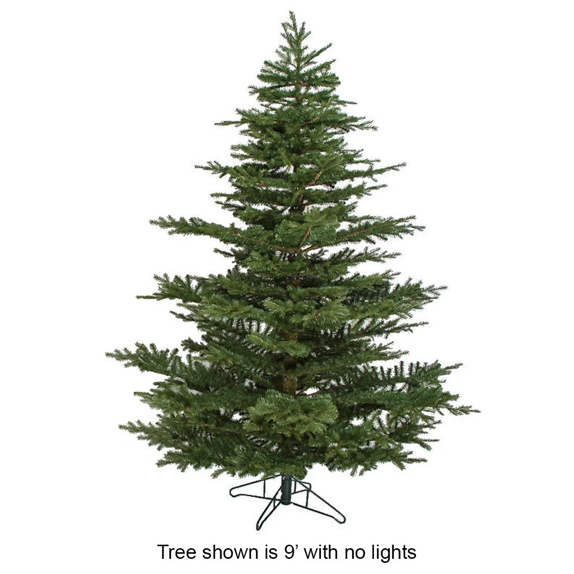 9'Hx81"W PE Arkansas Spruce Artificial Christmas Tree, Micro LED Pre-Lit -Green