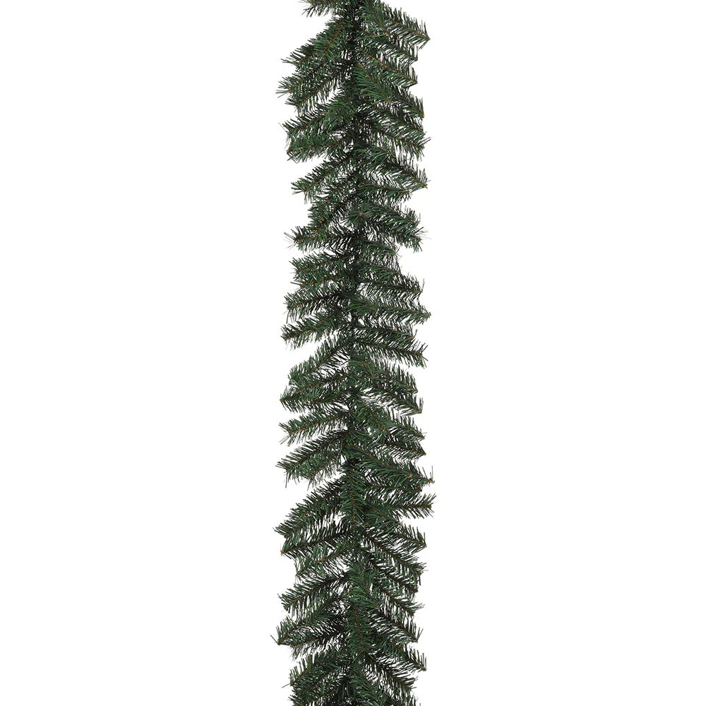 9'Lx10"W Canadian Rocky Pine Artificial Garland -Green (Pack of 6)