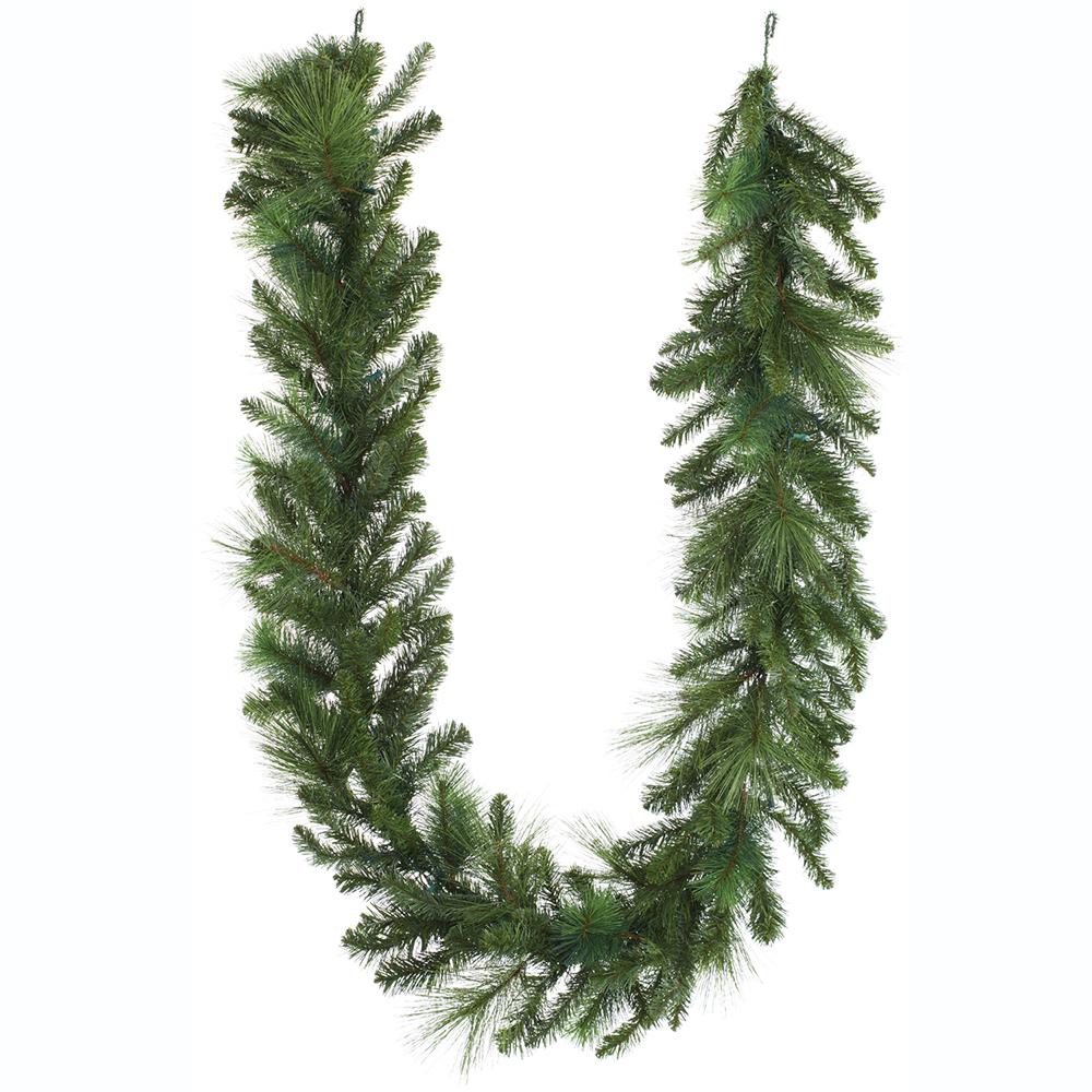 9'Lx14"W Green Canyon Pine Artificial Garland -Green (Pack of 6)