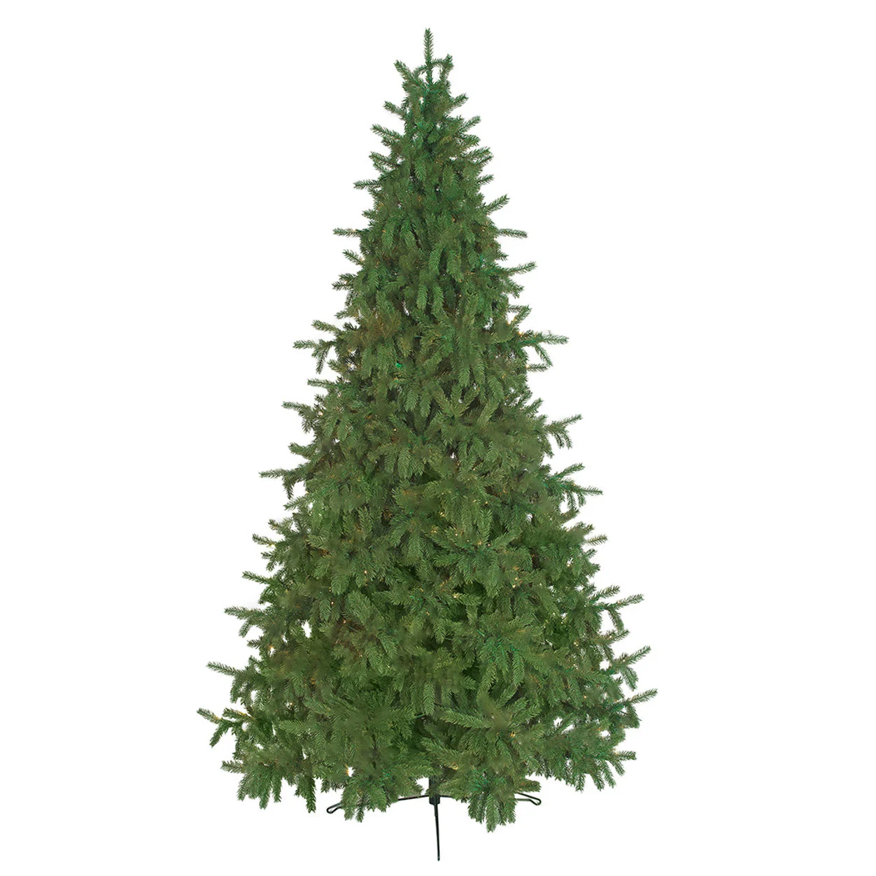 9'x63"W PE Norway Spruce Artificial Christmas Tree, Unlit -Green