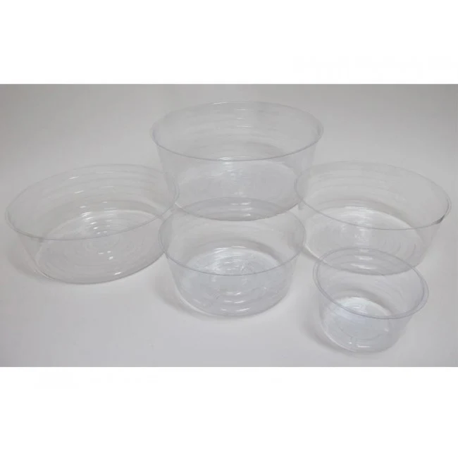 Clear Vinyl Deep Plant Saucer - Image 2